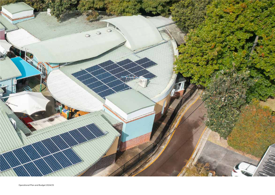 A building with solar panels on the roof

Description automatically generated