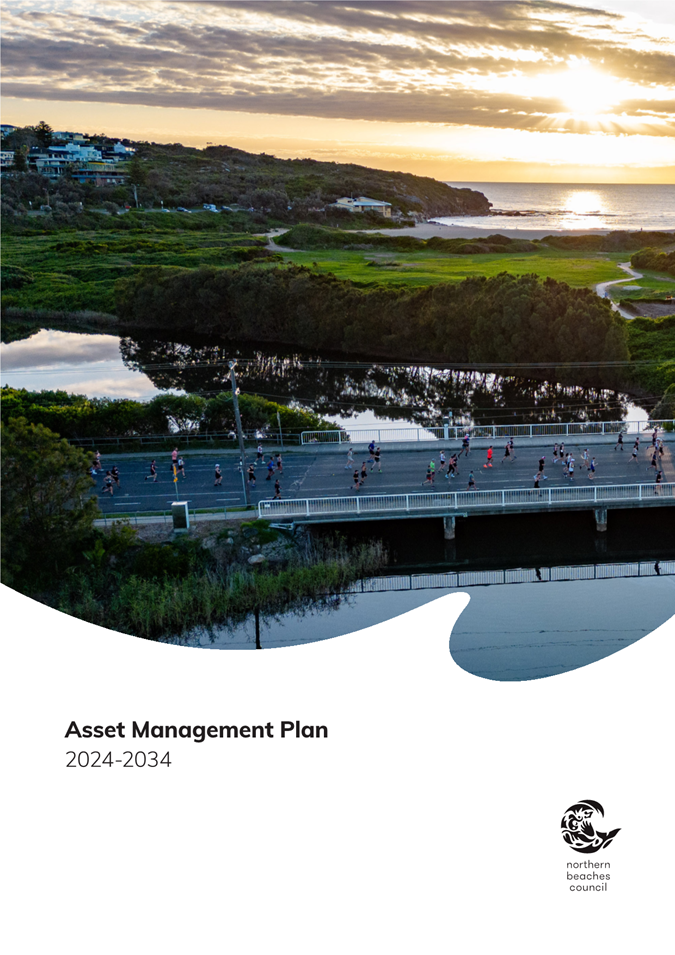 A group of people running on a bridge over water

Description automatically generated