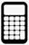 A black and white calculator

Description automatically generated