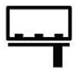 A black and white sign

Description automatically generated